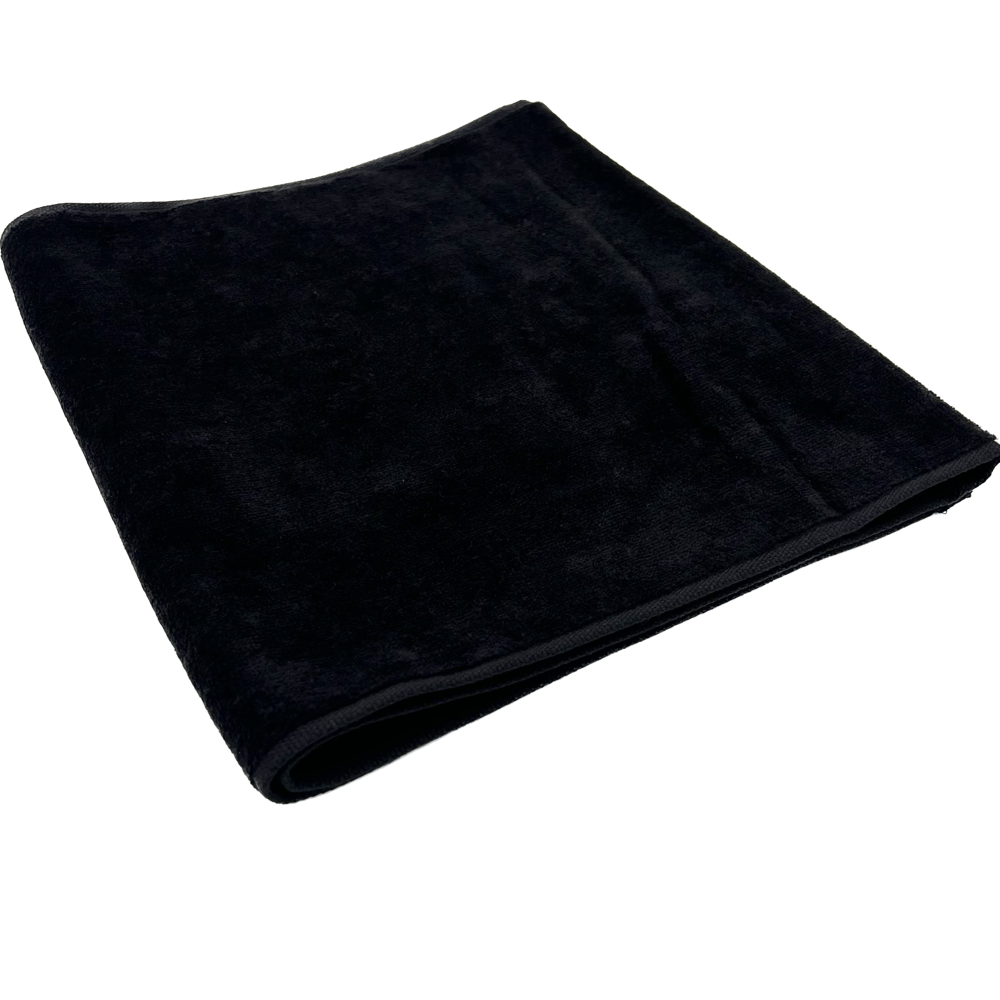 TowelSoft Premium 100% Cotton Premium Terry Velour Fitness Towel for Yoga, Pilates and Gym 12 inch x 44 inch Black - Image 5