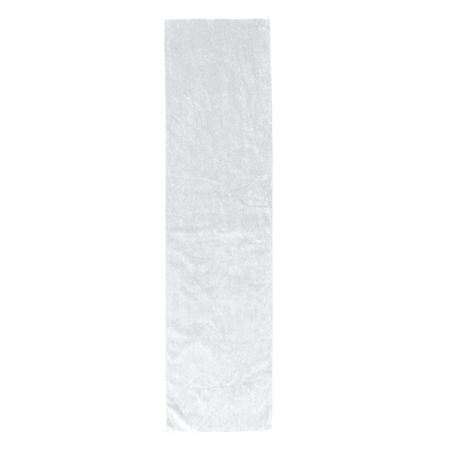 TowelSoft Premium 100% Cotton Premium Terry Velour Fitness Towel for Yoga, Pilates and Gym 12 inch x 44 inch White