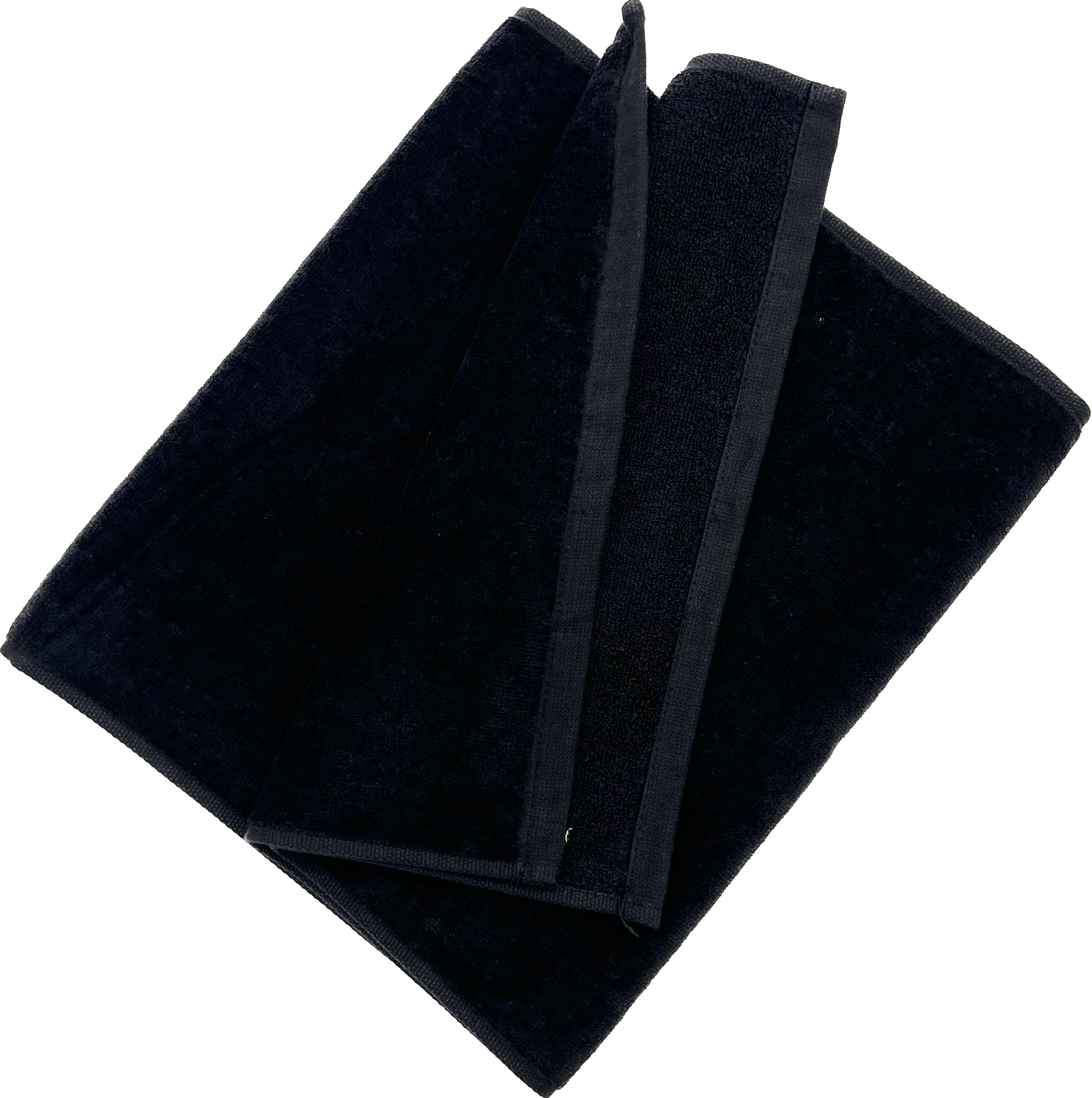 TowelSoft Premium 100% Cotton Premium Terry Velour Fitness Towel for Yoga, Pilates and Gym 12 inch x 44 inch Black - Image 3