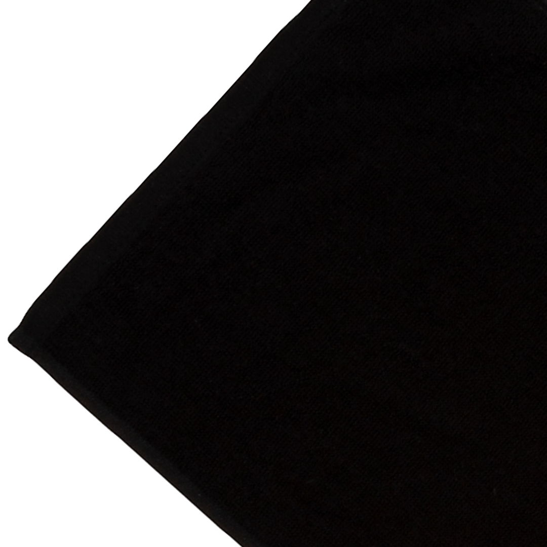 TowelSoft Lightweight Terry 100% Cotton Sports Face Towel - for the Gym, Yoga, 11 inch x 18 inch (Black) - Image 3