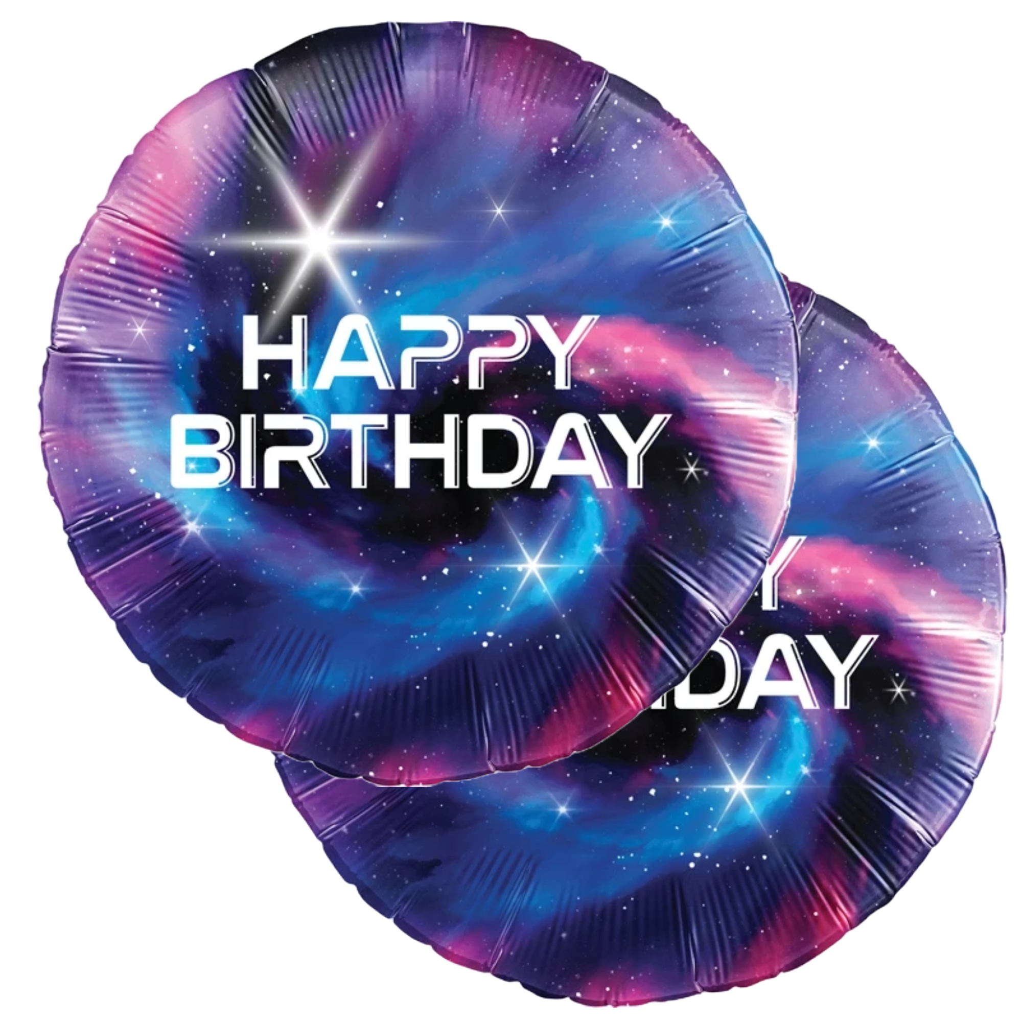LOONBALLOON Space, GalaxyTheme Standard Size Birthday Galaxy Balloon and 4x latex ballons - Image 2