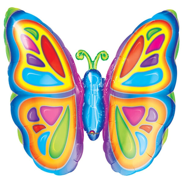 25" Bright Butterfly Balloon! Birthday Bug Party
